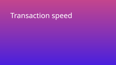 Comparing Transaction Speed in Various Industries